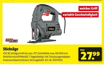 Hagebau Go/on! stichsäge Angebot