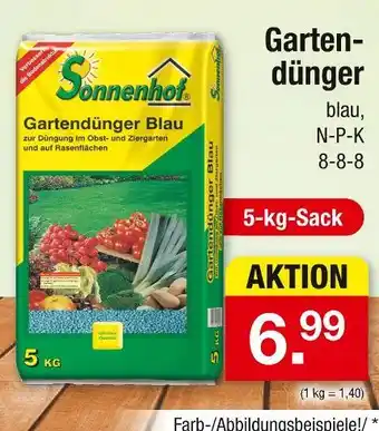 Zimmermann Sonnenhof gartendünger blau Angebot