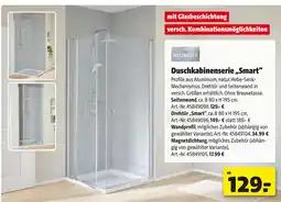 Hagebau Wellwater duschkabinenserie „smart“ Angebot