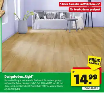 Hagebau Designboden „rigid“ Angebot