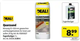 Hagebau Deal! quarzsand Angebot