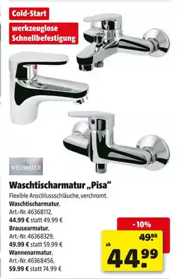 Hagebau Wellwater waschtischarmatur pisa Angebot