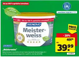 Hagebau Renovo meisterweiss Angebot