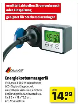 Hagebau Schwaiger energiekostenmessgerät Angebot