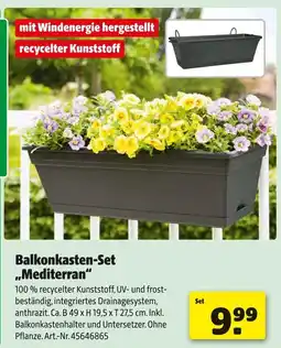Hagebau Balkonkasten-set „mediterran“ Angebot