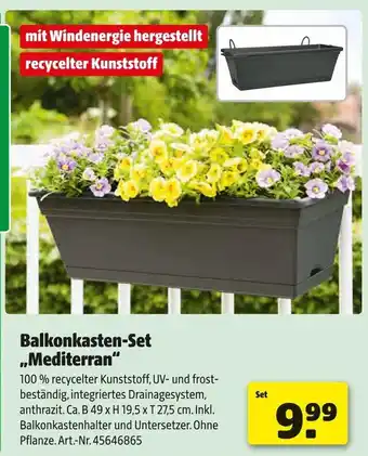 Hagebau Balkonkasten-set „mediterran“ Angebot
