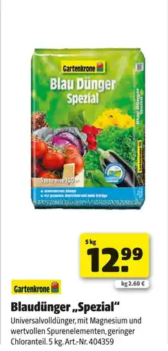 Hagebau Gartenkrone blaudünger „spezial“ Angebot