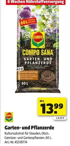 Hagebau Compo garten- und pflanzerde Angebot