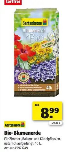 Hagebau Gartenkrone bio-blumenerde Angebot