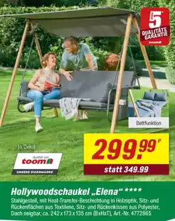 toom Baumarkt Hollywoodschaukel „Elena" Angebot