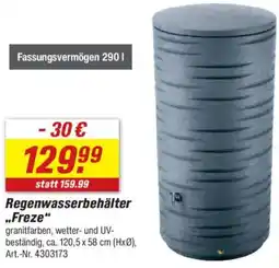 toom Baumarkt Regenwasserbehälter „Freze" Angebot
