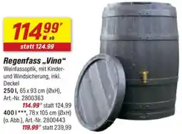 toom Baumarkt Regenfass ,,Vino" Angebot