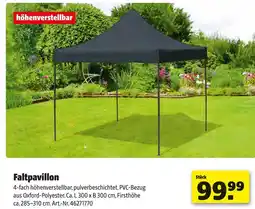 Hagebau Faltpavillon Angebot