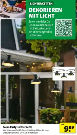 Hagebau Solar-party-lichterkette Angebot