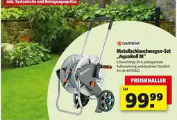 Hagebau Gardena metallschlauchwagen-set „aquaroll m“ Angebot