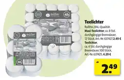 Hagebau Müller kerzen maxi-teelichter Angebot