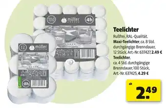 Hagebau Müller kerzen maxi-teelichter Angebot