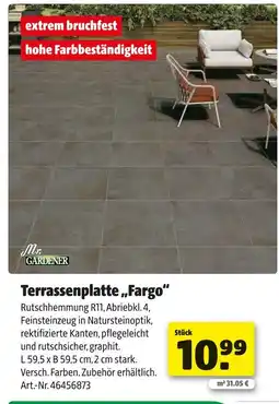 Hagebau Mr. gardener terrassenplatte „fargo“ Angebot