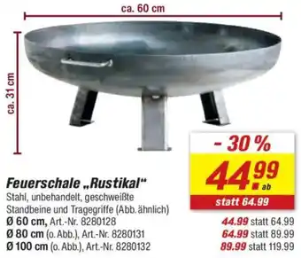 toom Baumarkt Feuerschale ,,Rustikal" Angebot