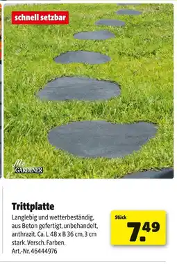 Hagebau Mr. gardener trittplatte Angebot