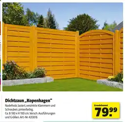 Hagebau Dichtzaun „kopenhagen“ Angebot