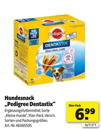 Hagebau Pedigree dentastix Angebot