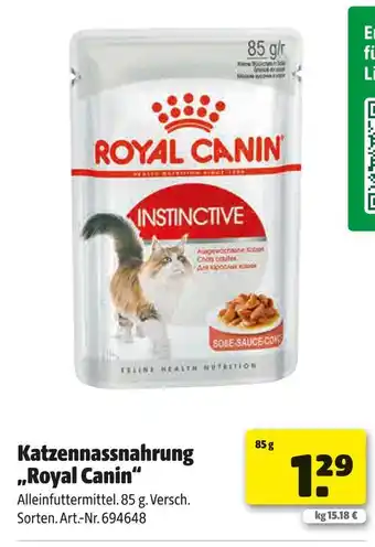 Hagebau Royal canin katzennassnahrung Angebot