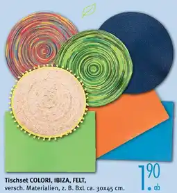 Trends Möbel Tischset colori, ibiza, felt Angebot