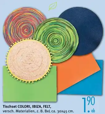 Trends Möbel Tischset colori, ibiza, felt Angebot