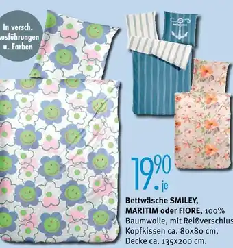 Trends Möbel Bettwäsche smiley Angebot