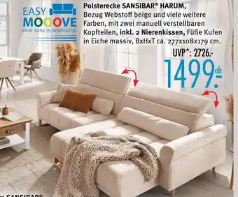 Trends Möbel Easy mooove polsterecke sansibar harum Angebot