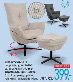 Trends Möbel Sessel yvon Angebot