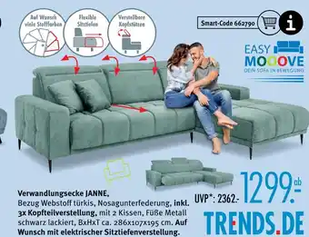 Trends Möbel Easy mooove verwandlungsecke janne Angebot