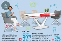 Trends Möbel Esstisch barnet oder polsterstuhl elja Angebot