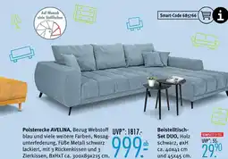 Trends Möbel Polsterecke avelina oder beistelltisch-set duo Angebot