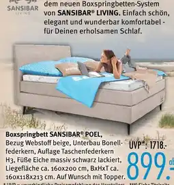 Trends Möbel Sansibar living boxspringbett Angebot