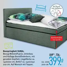 Trends Möbel Boxspringbett sunja Angebot