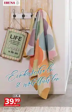 Segmüller Ibena kuscheldecke „venedig“ Angebot