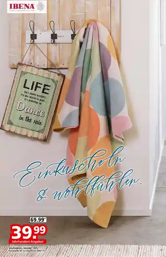Segmüller Ibena kuscheldecke „venedig“ Angebot
