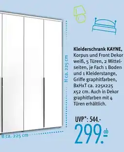 Trends Möbel Kleiderschrank kayne Angebot