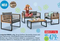 Trends Möbel Lounge-set puredo, 4-tlg Angebot