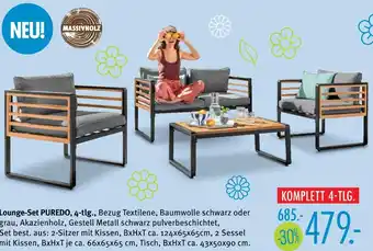 Trends Möbel Lounge-set puredo, 4-tlg Angebot