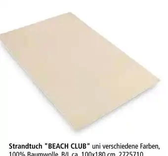 Segmüller Beach club strandtuch beach club Angebot