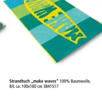 Segmüller Strandtuch „make waves“ Angebot
