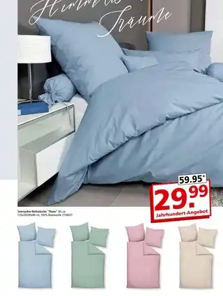 Segmüller Seersucker-bettwäsche piano Angebot