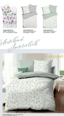Segmüller Kaeppel seersucker-bettwäsche rachel oder seersucker-bettwäsche leaf Angebot