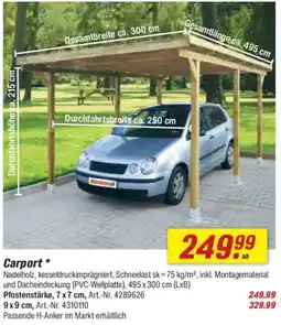 toom Baumarkt Carport Angebot