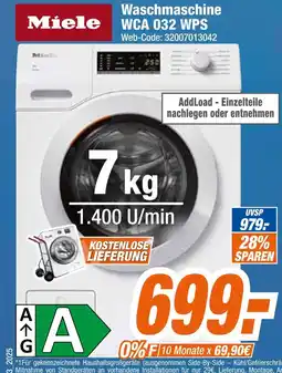 Expert Miele waschmaschine wca 032 wps Angebot