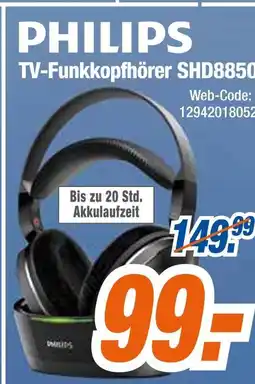 Expert Philips tv-funkkopfhörer shd8850 Angebot