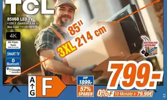 Expert Tcl 85v6b led tv Angebot